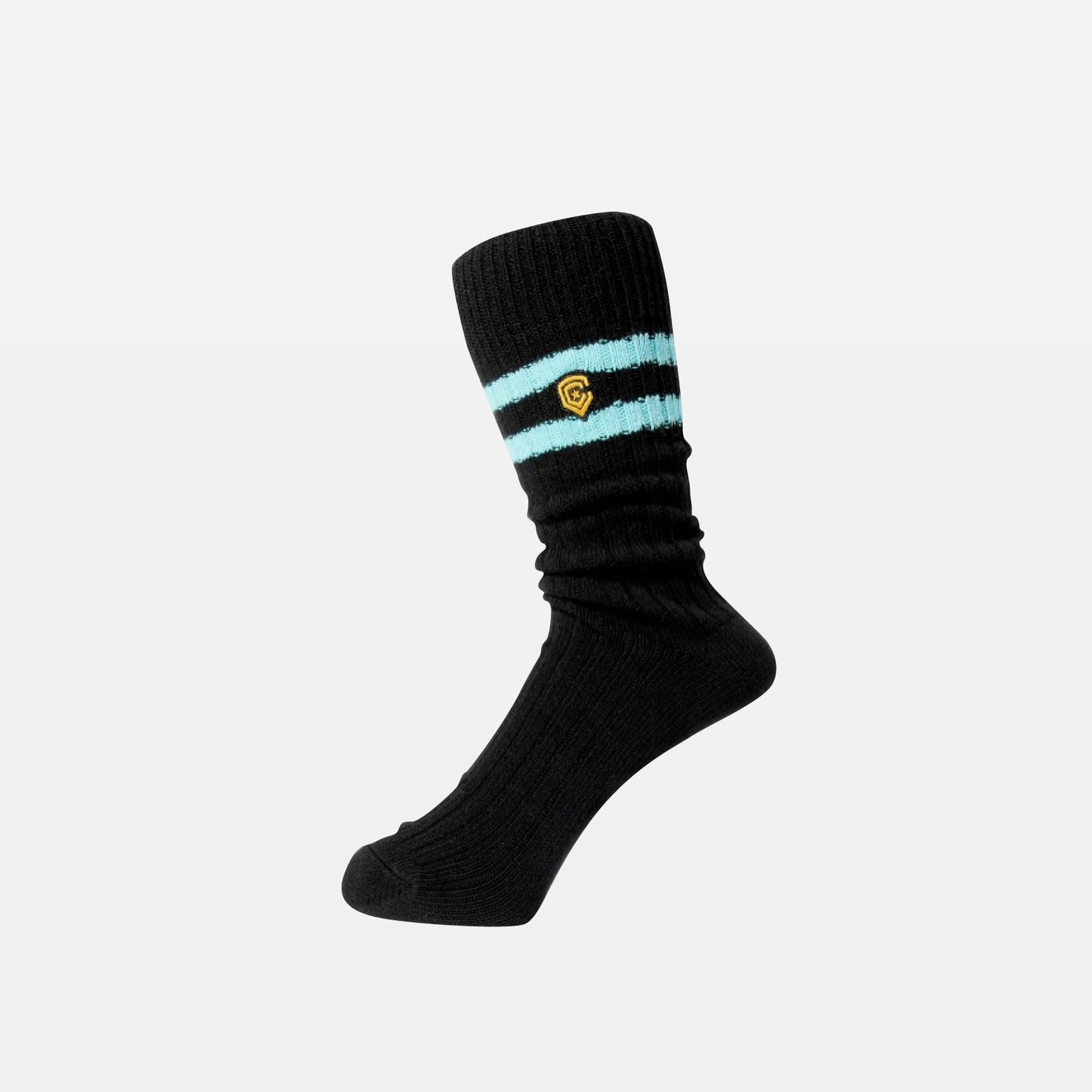 リブボーダーソックス